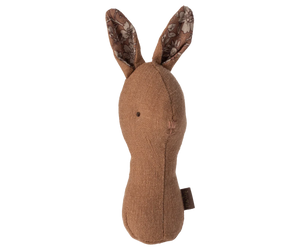 Maileg Lullaby Friends - Bunny Rattle | Chocolate