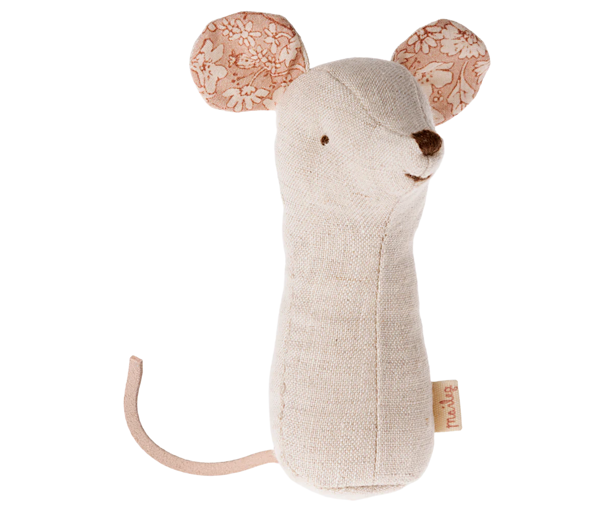 Maileg Lullaby Friends - Mouse Rattle | Natural