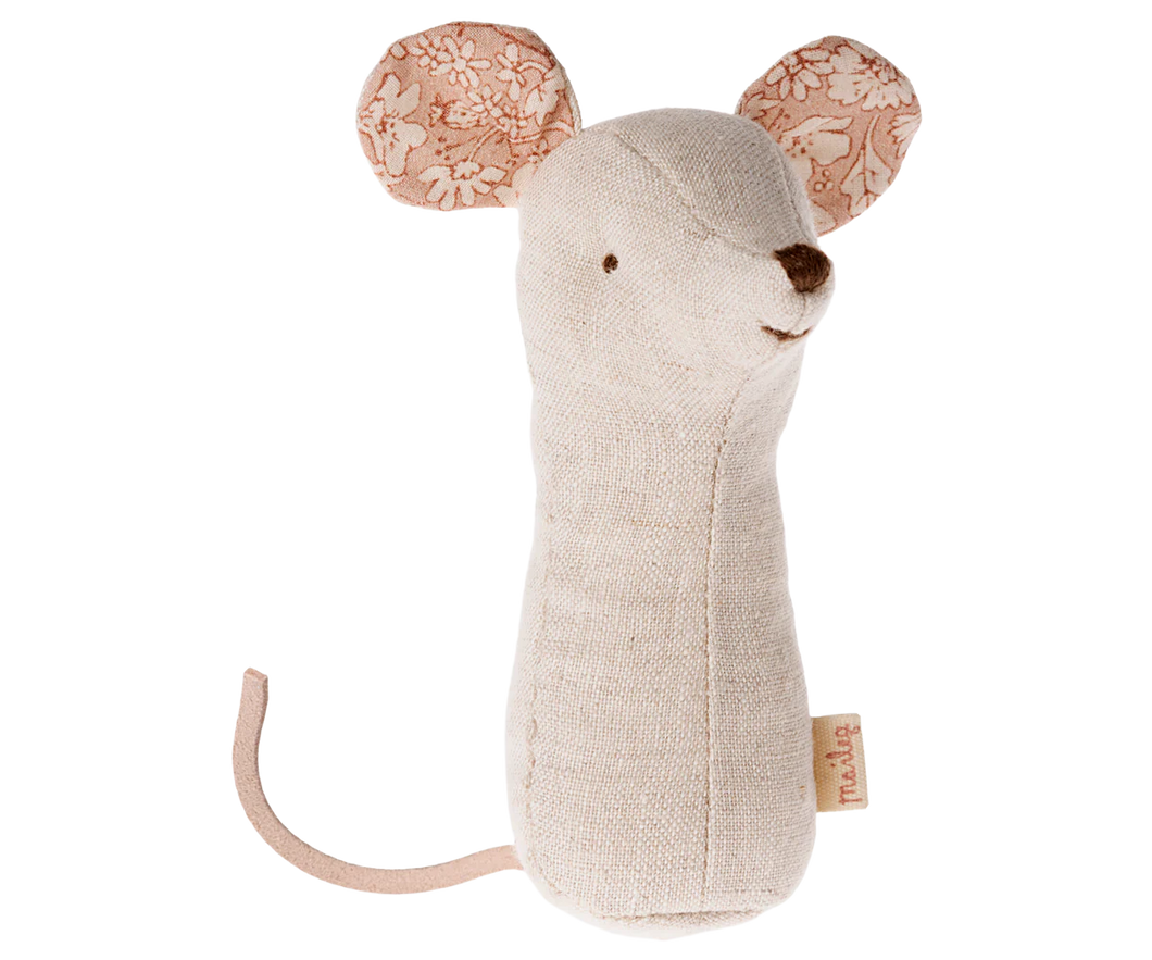 Maileg Lullaby Friends - Mouse Rattle | Natural