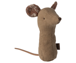 Maileg Lullaby Friends - Mouse Rattle | Light Umber