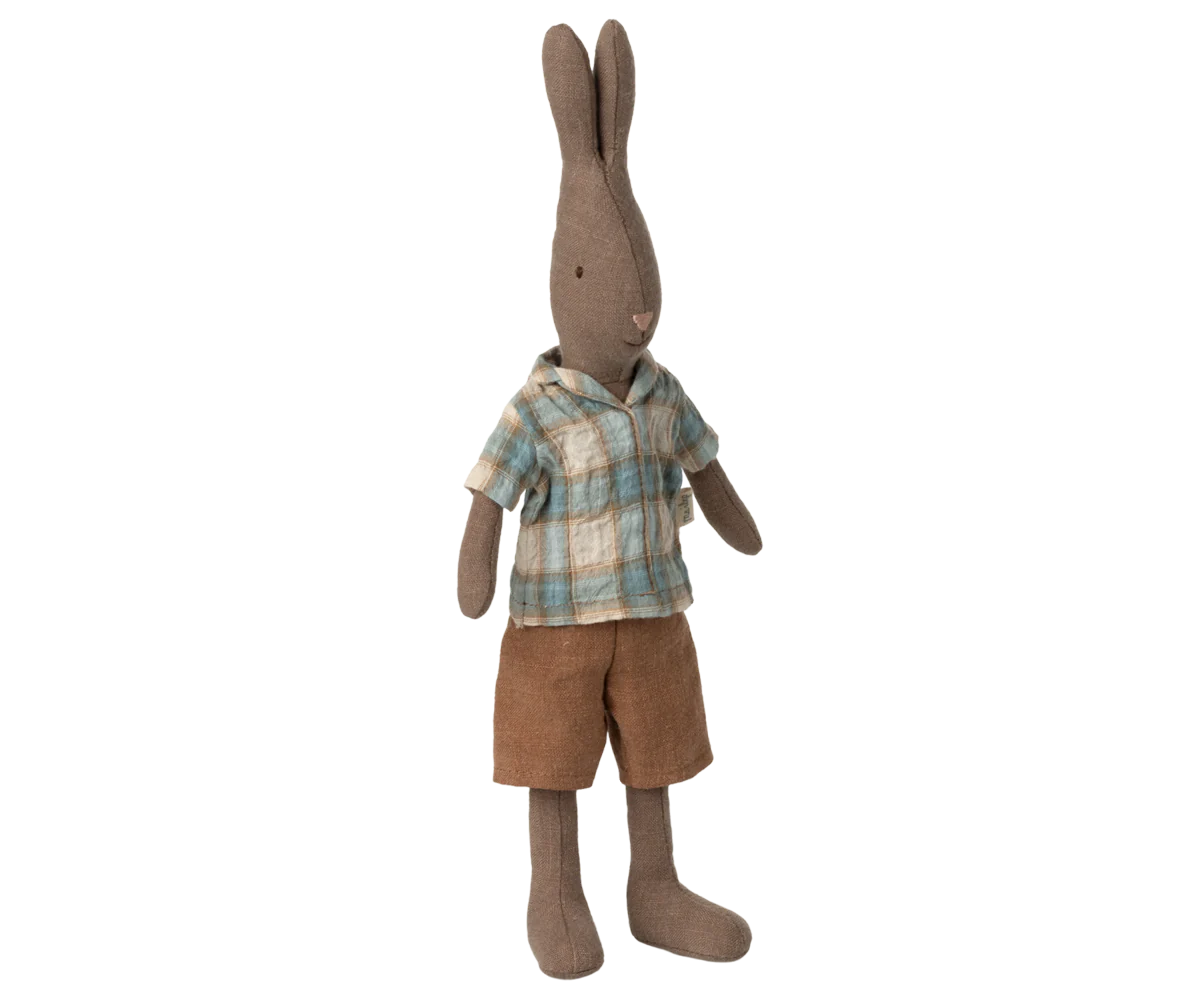 Maileg - Rabbit Size 2, Brown | Shirt & Shorts