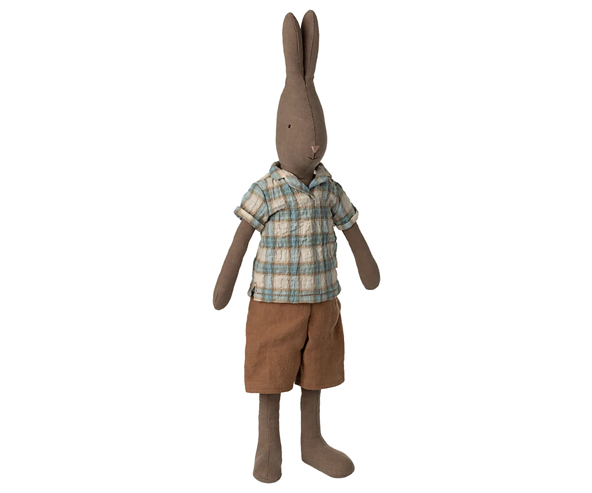 Maileg - Rabbit Size 3, Brown | Shirt & Shorts