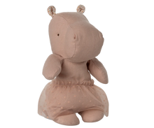 Load image into Gallery viewer, Maileg - Safari Friends, Hippo with Skirt, Small | Soft Rose
