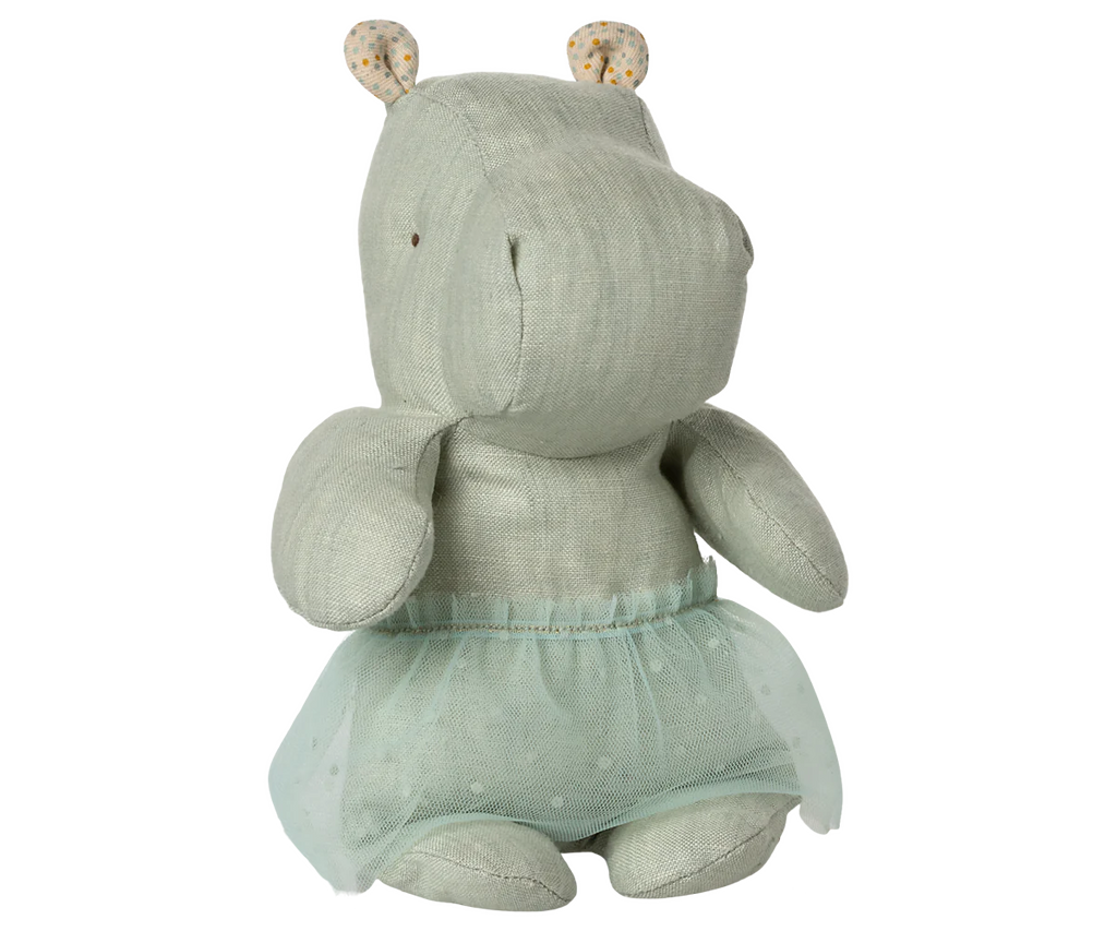 Maileg - Safari Friends, Hippo with Skirt, Small | Mint