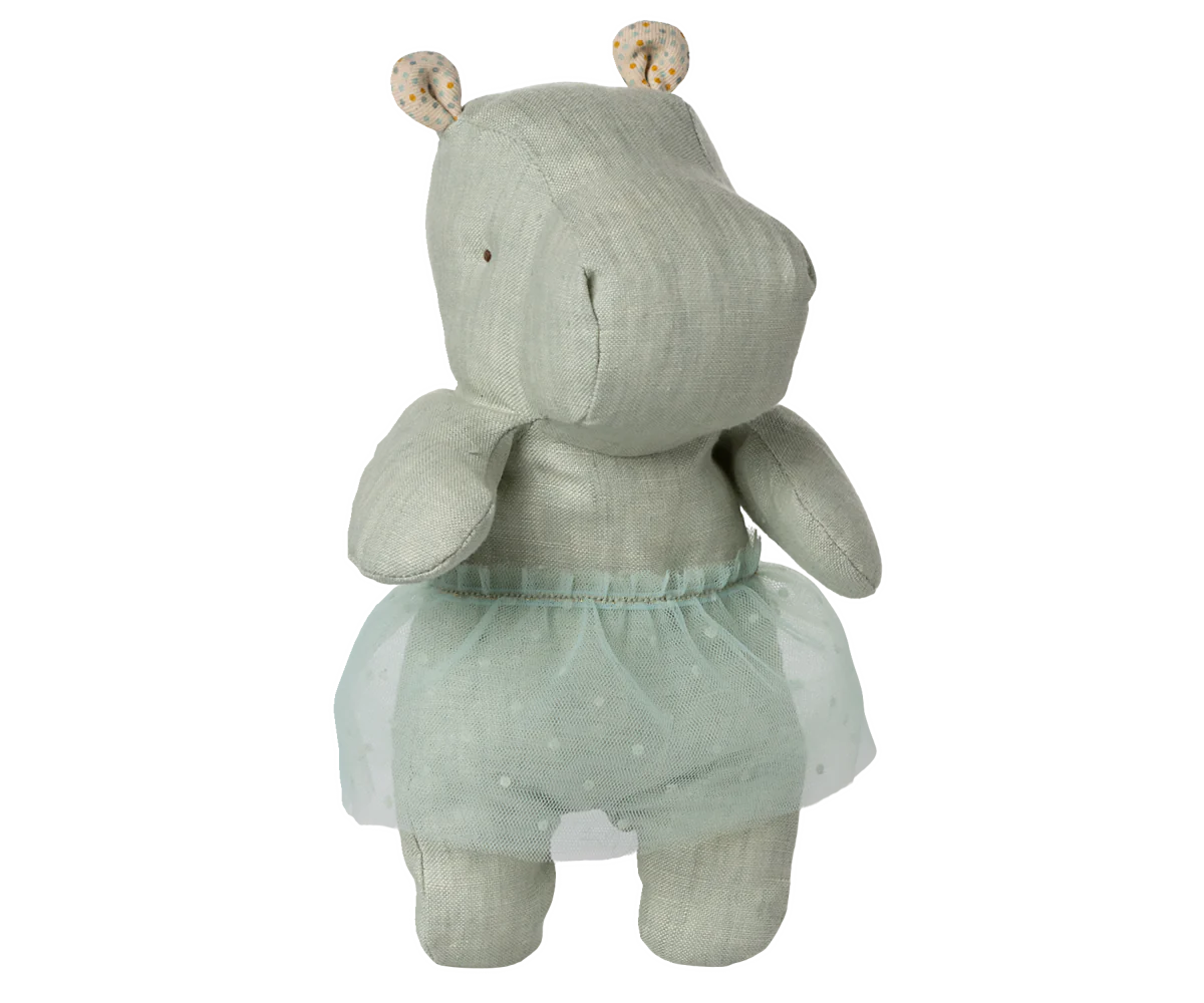 Maileg - Safari Friends, Hippo with Skirt, Small | Mint