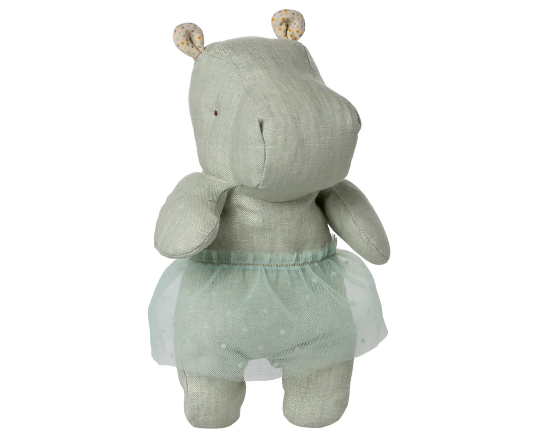Maileg - Safari Friends, Hippo with Skirt, Small | Mint