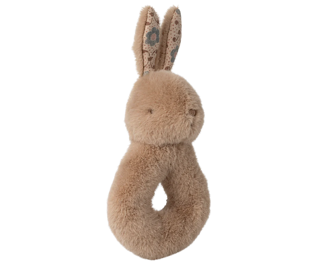 Maileg - Rabbit Rattle Set | Cream Peach