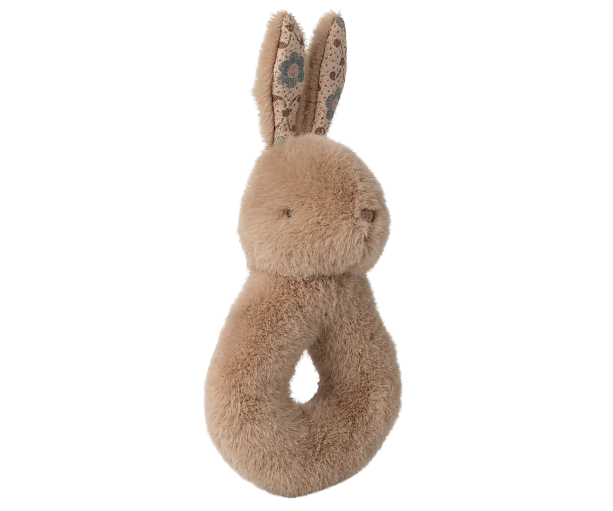 Maileg - Rabbit Rattle Set | Cream Peach