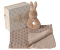 Maileg - Rabbit Rattle Set | Cream Peach