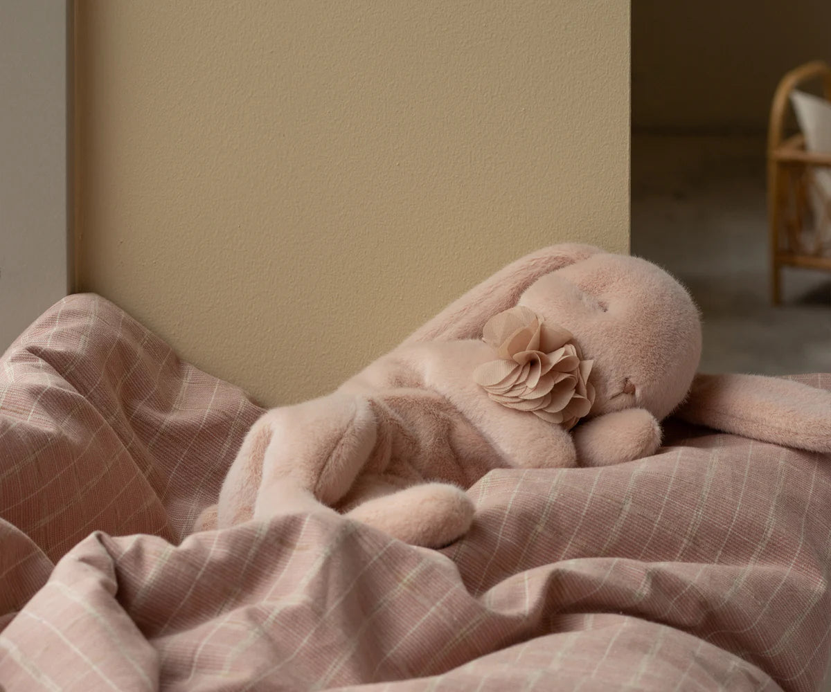 Maileg - Sleeping Bunny Plush, Small | Powder
