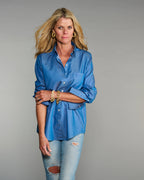 Claridge + King - The Mod in LIghtweight Denim: Blue / L