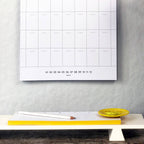 Wms&Co.Keyboard Planner Pads Blush Edged / Weekly Desk Planner
