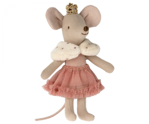 Maileg Princess Mouse - Little Sister in Matchbox - Rose