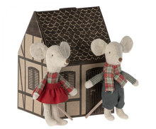 Load image into Gallery viewer, Maileg - Winter Mice Twins - Little Brother and Sister
