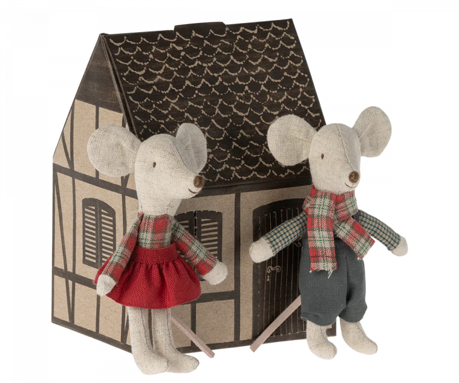 Maileg - Winter Mice Twins - Little Brother and Sister