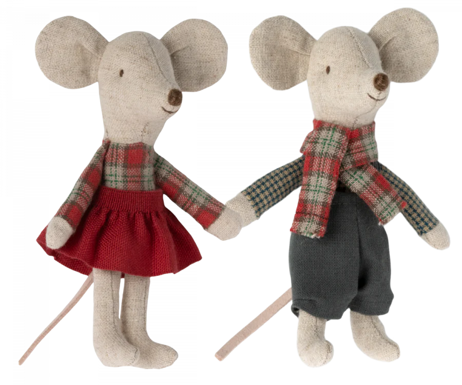 Maileg - Winter Mice Twins - Little Brother and Sister