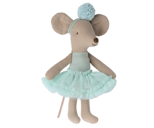 Maileg Ballerina Little Sister Mouse - Light Mint