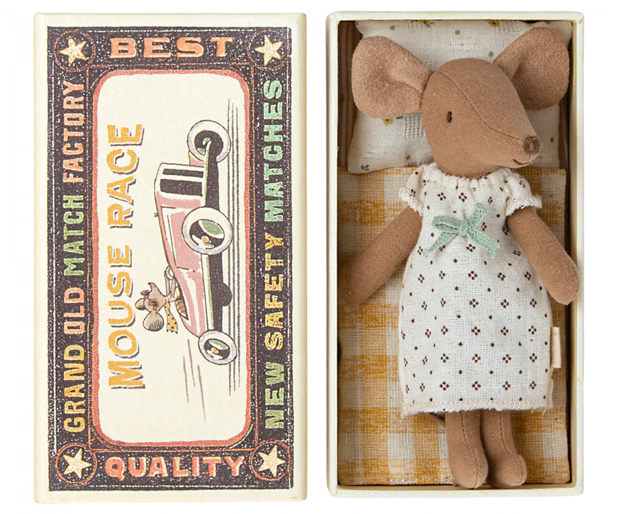 Maileg Mouse in a Matchbox - Big Sister