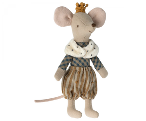 Maileg Prince Mouse Big Brother - Deep Blue