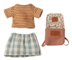 Maileg Clothes & Bag, Big Sister Mouse - Old Rose