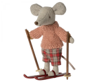 Maileg - Winter Mouse with Ski Set - Big Sister