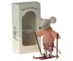 Maileg - Winter Mouse with Ski Set - Big Sister