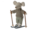 Maileg - Winter Mouse with Ski Set - Big Brother