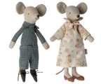 Maileg Grandma & Grandpa Mice - Cigar Box