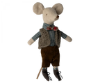 Maileg Vest, Pants & Bow Tie, Grandpa Mouse