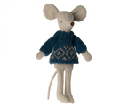 Maileg - Knitted Sweater - Dad Mouse
