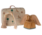 Maileg Fairy Clothes in Suitcase, LIttle Sister Mouse