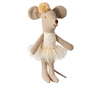 Maileg Ballerina Mouse, Little Sister - Off white