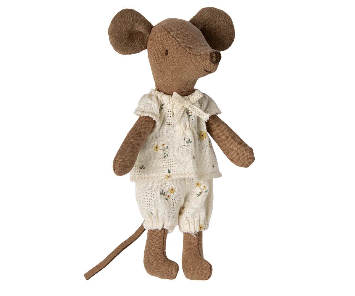 Maileg Big Sister Mouse in a Matchbox + Pajamas