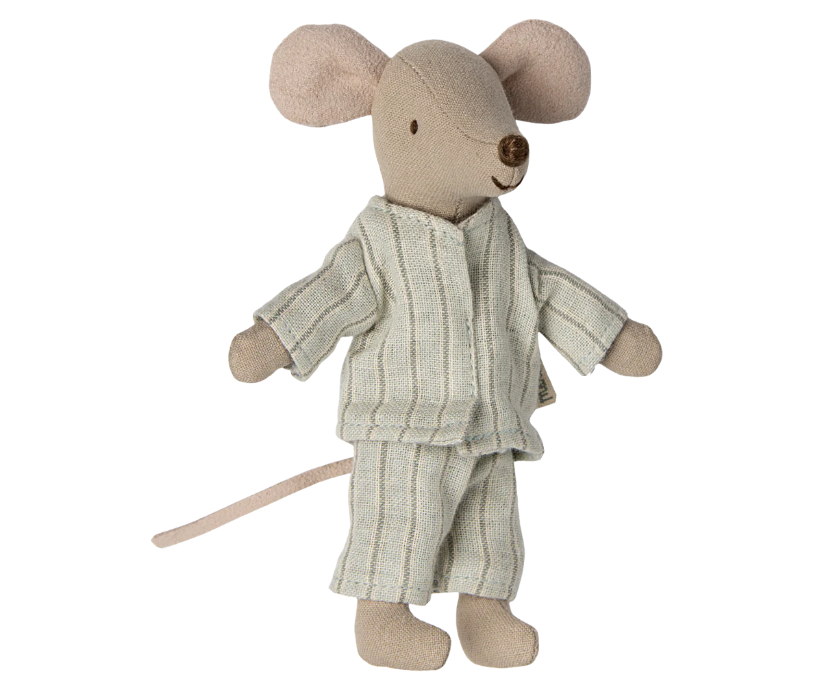 Maileg Big Brother Mouse in a Matchbox - Mint