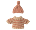 Maileg Knitted Sweater and Hat - Big Sister Mouse