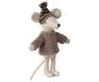 Maileg Knitted Sweater and Hat - Big Brother, Mouse