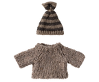 Maileg Knitted Sweater and Hat - Big Brother, Mouse
