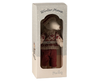 Maileg - Winter Mouse with Ski Set, Mum-Red