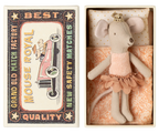 Maileg - Princess Mouse, Little Sister in Matchbox