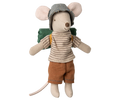 Maileg - Hiker Mouse, Big Brother - Thin Stripes