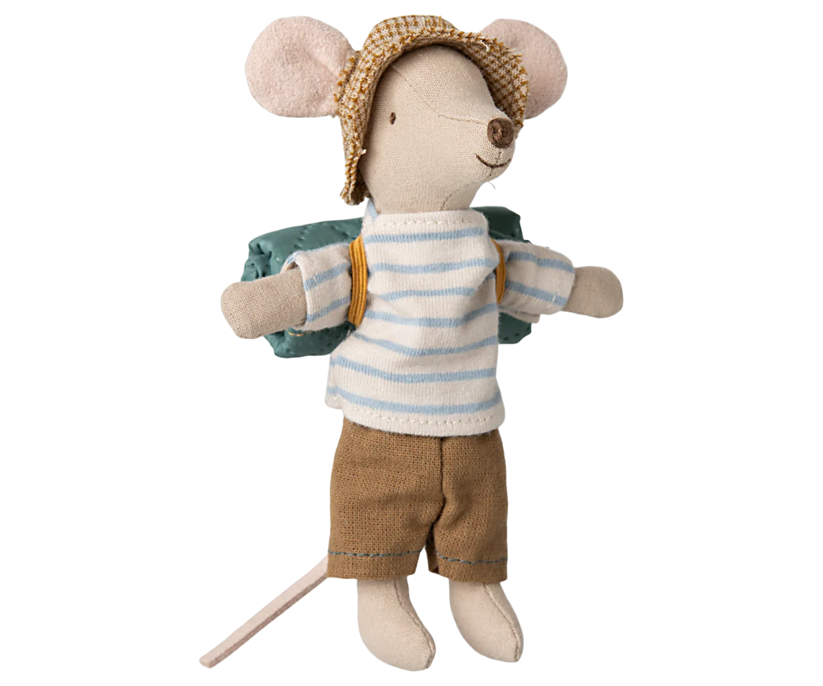 Maileg - Hiker Mouse, Big Brother - Stripes