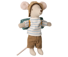 Load image into Gallery viewer, Maileg - Hiker Mouse, Big Brother - Stripes
