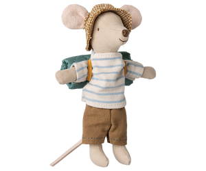 Maileg - Hiker Mouse, Big Brother - Stripes