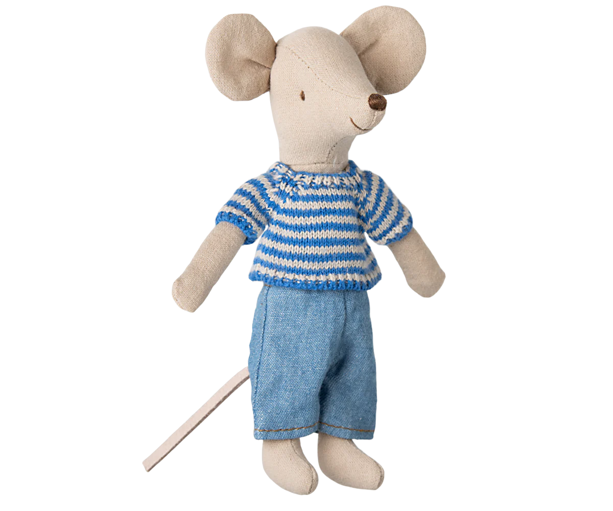 Maileg Knitted Sweater & Pants, Big Brother Mouse