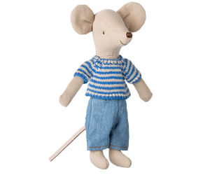 Maileg Knitted Sweater & Pants, Big Brother Mouse