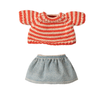 Load image into Gallery viewer, Maileg - Knitted Sweater and Skirt, Big Sister
