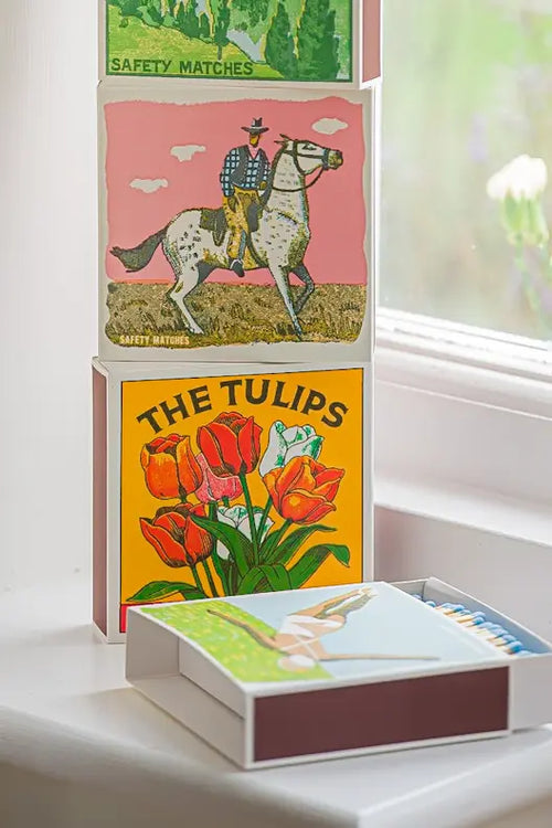 Archivist Keepsake Matchbox - Pink Cowboy