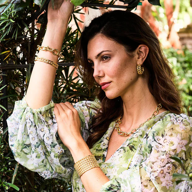 Capucine De Wulf Bangkok Bamboo Link Bracelet