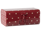 Maileg Storage Suitcase Small - Red with Dots