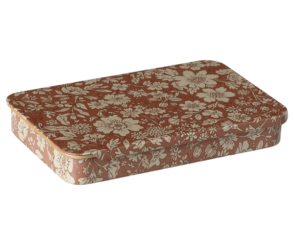 Maileg Metal Box with Sliding Lid - Blossom Heather